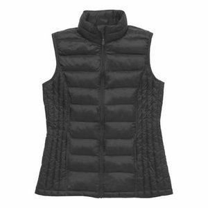 32 Degrees Women's Black Full Zip Vest Pockets